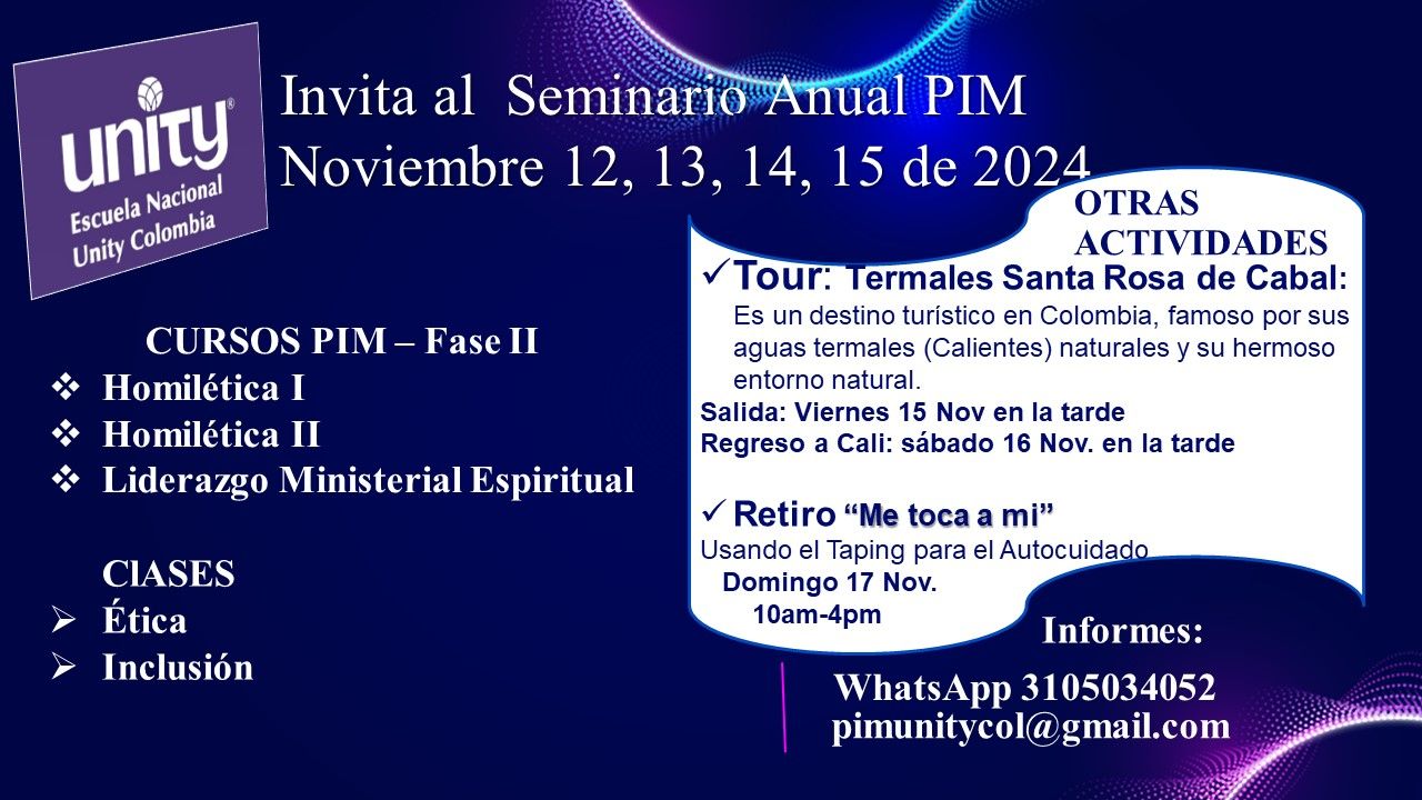 Invitación cursos PIM