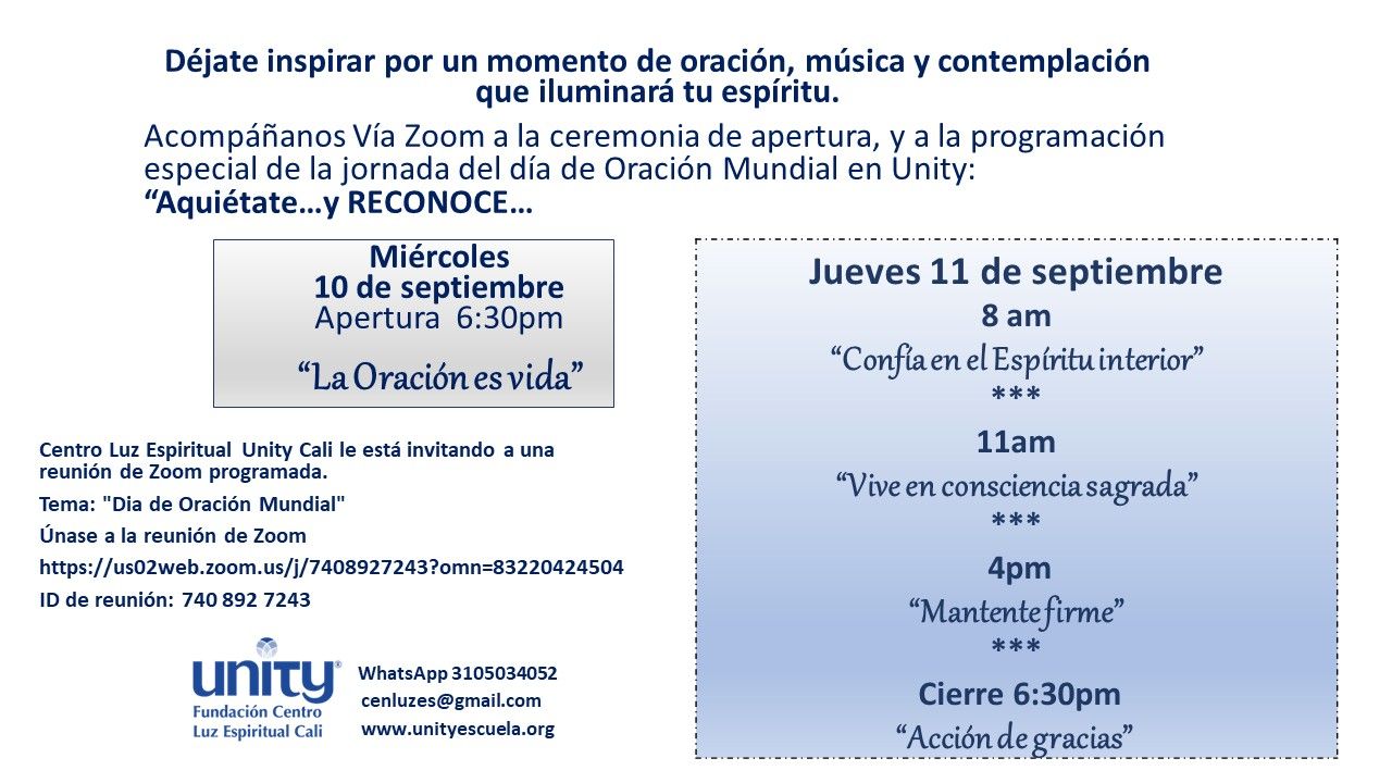 Día de oración mundial 2