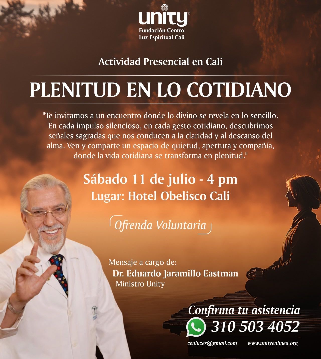 Conferencia Plenitud en lo cotidiano